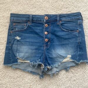 American Eagle size 10 super stretch jean shorts